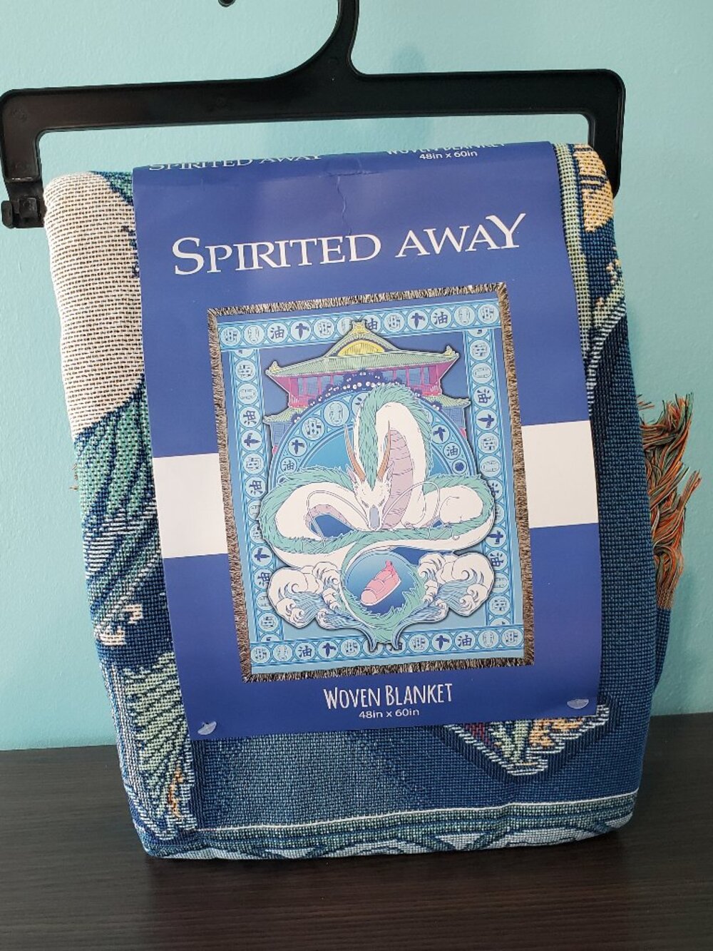 Studio Ghibli Spirited Away Haku Dragon Tapestry Throw Blanket